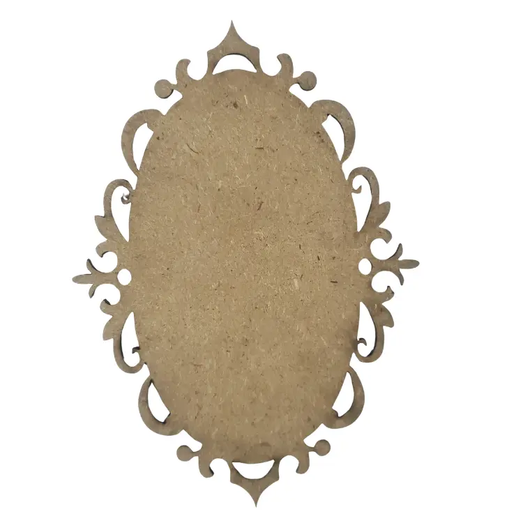 Personalized Oval MDF Cutout Name Plate Design Online